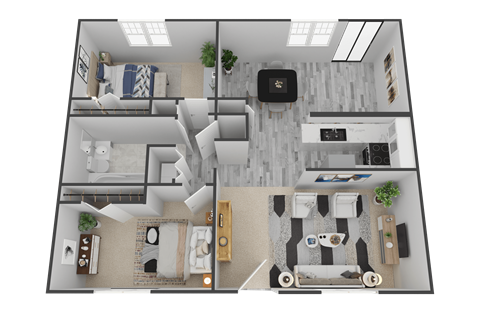 the townsend floor plan 1 bedroom 1 bath